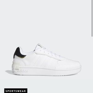 Adidas White and Black Sportswear Sneakers